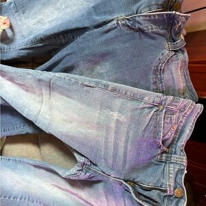 Size 10 jeans and shirts medium